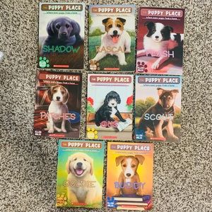 Lot of 8 - PUPPY PLACE- Scholastic chapter books